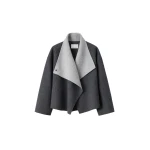 The Frankie Shop Onelle Wool Reversible Short Coat