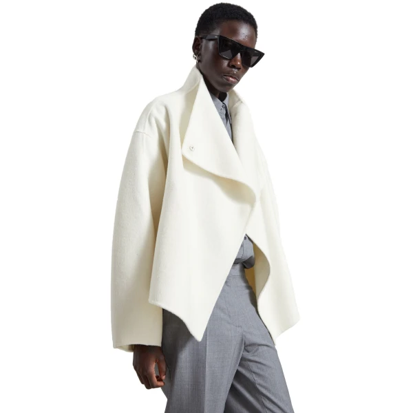The Frankie Shop Onelle Wool Short Coat