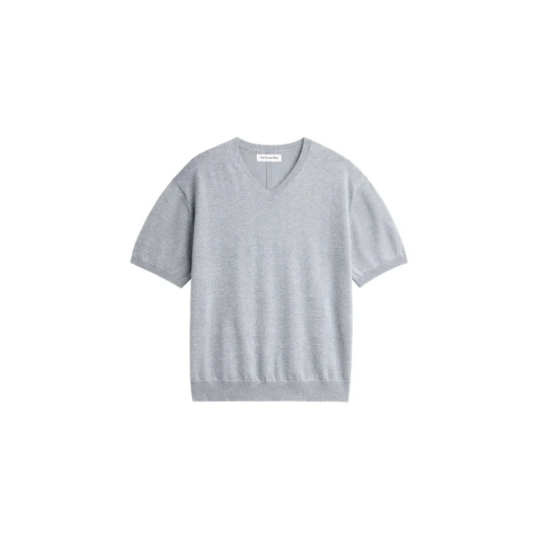 The Frankie Shop Ornan V-Neck Knit Pullover