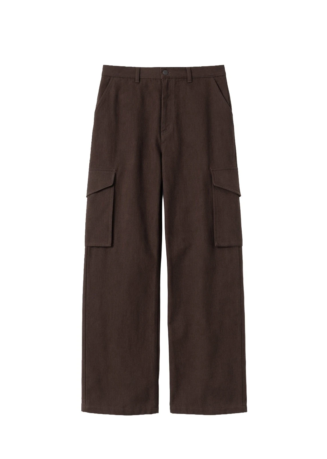 Oslo Cotton Cargo Pants in Brown by The Frankie Shop – Pants The Frankie Shop Oslo Cotton Cargo Pants
