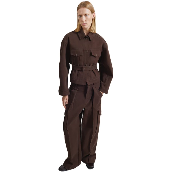 The Frankie Shop Oslo Cotton Cinched Jacket