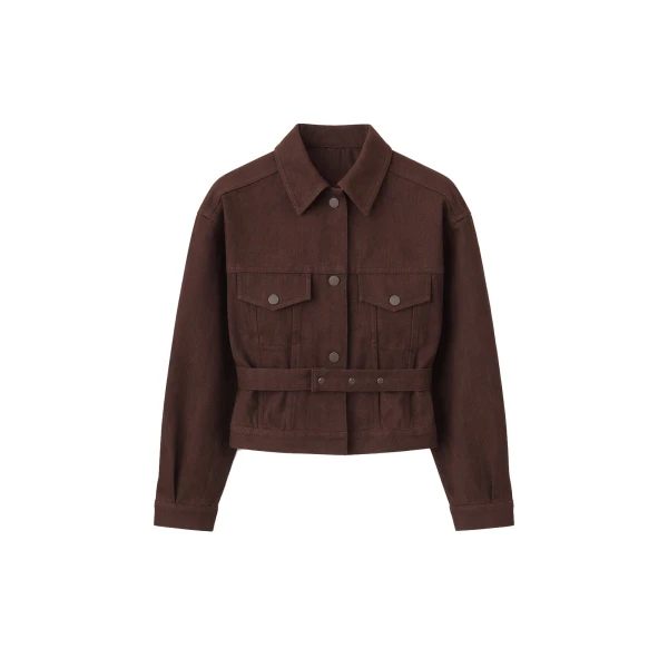 The Frankie Shop Oslo Cotton Cinched Jacket