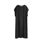 The Frankie Shop Ostuni Sheer Silk Kaftan Dress