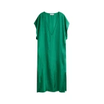 The Frankie Shop Ostuni Sheer Silk Kaftan Dress