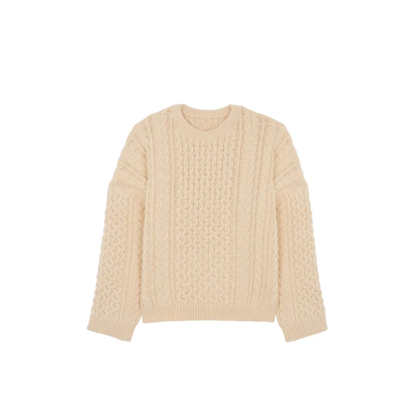 The Frankie Shop Pailey Braided Sweater