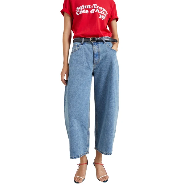 medium wash pants