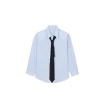 The Frankie Shop Patti Neck Tie Shirt