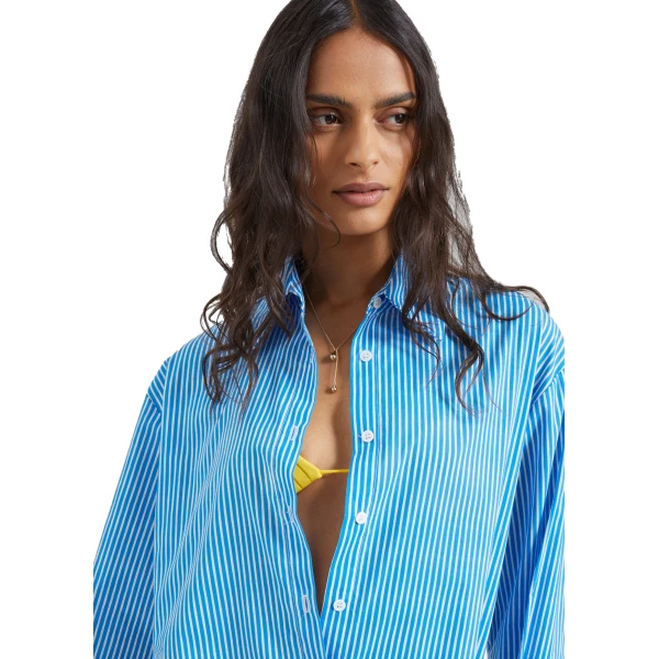 blue/white stripe tops