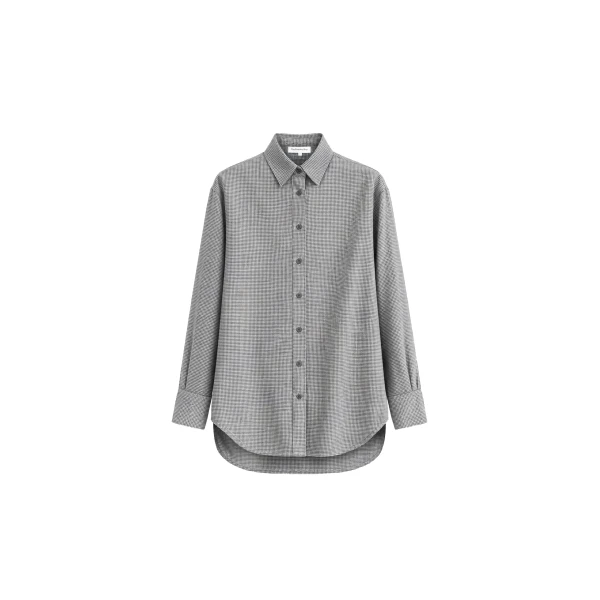 Peri Shirt in Checked Grey