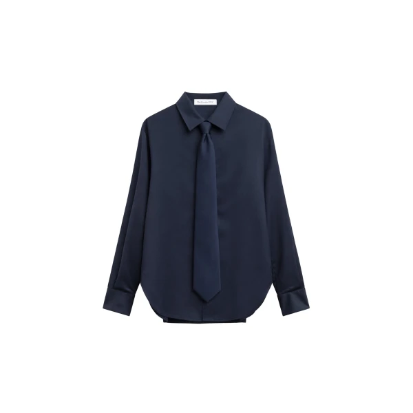 The Frankie Shop Peri Tie Neck Shirt