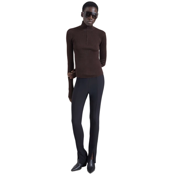 The Frankie Shop Sade Knit Zip Sweater