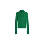 The Frankie Shop Sade Knit Zip Sweater