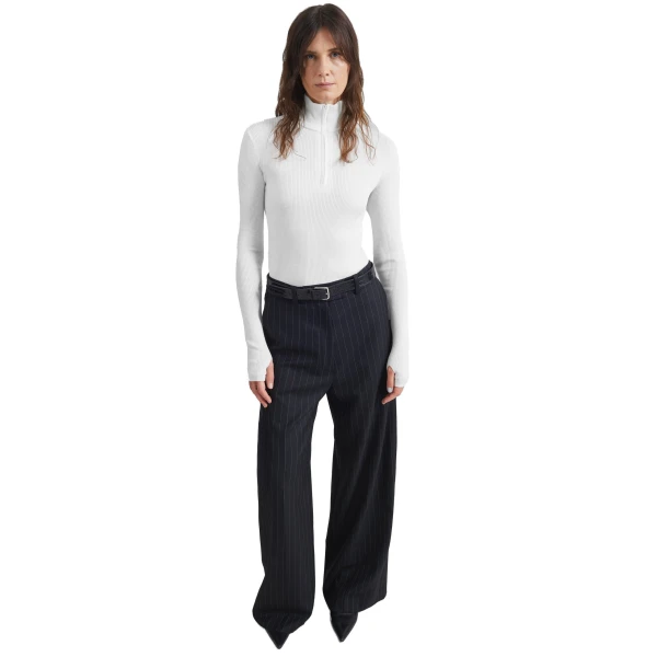 The Frankie Shop Sade Knit Zip Sweater