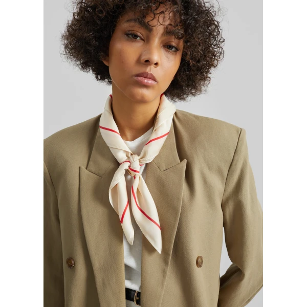 The Frankie Shop Salerno Linen Blazer