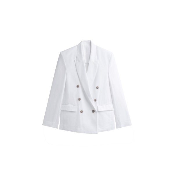 The Frankie Shop Salerno Linen Blazer