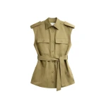 The Frankie Shop Sarah Sleeveless Cargo Mini Dress