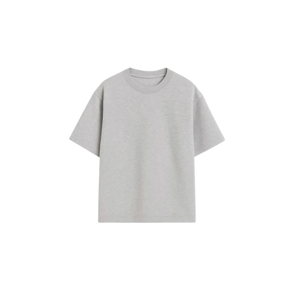 Scoob Boxy T-Shirt in Grey Melange
