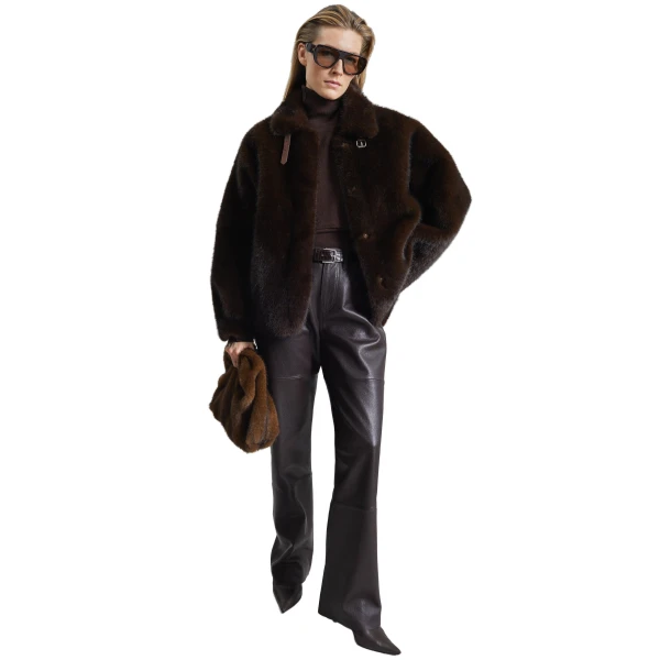dark brown jackets