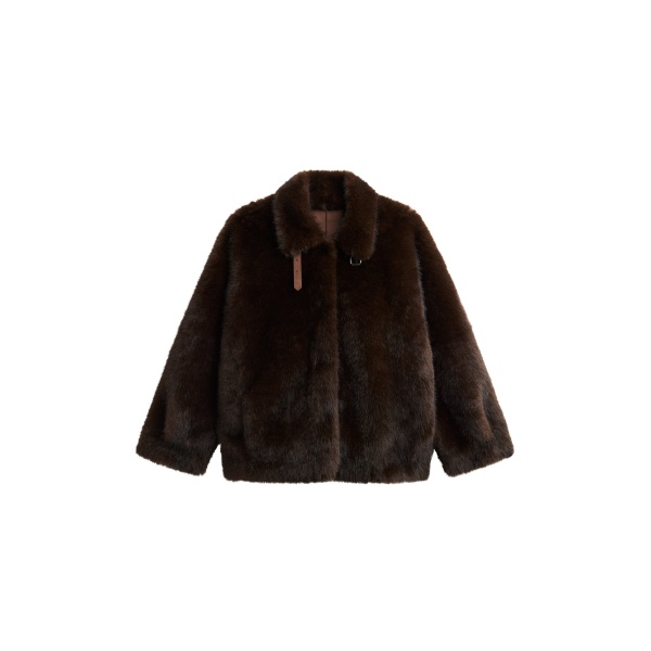 The Frankie Shop Senja Faux Fur Jacket
