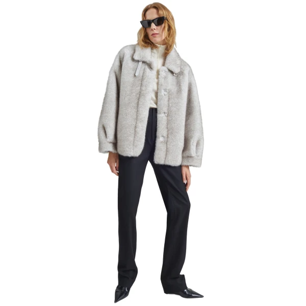 The Frankie Shop Senja Faux Fur Jacket