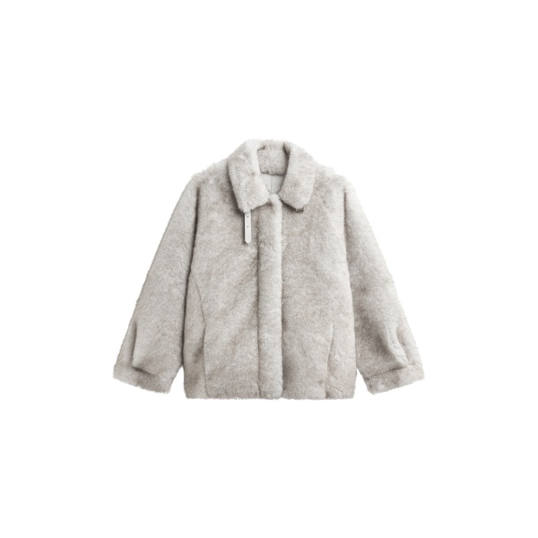 The Frankie Shop Senja Faux Fur Jacket