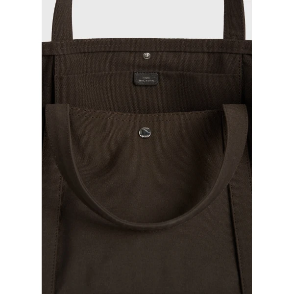 Beach tote in Dark brown - Image 6