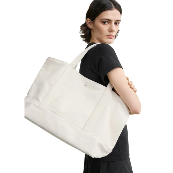 Beach tote in Ecru - Image 2
