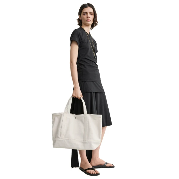 Beach tote in Ecru - Image 3