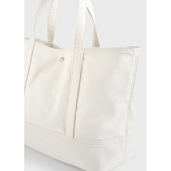 Beach tote in Ecru - Image 4