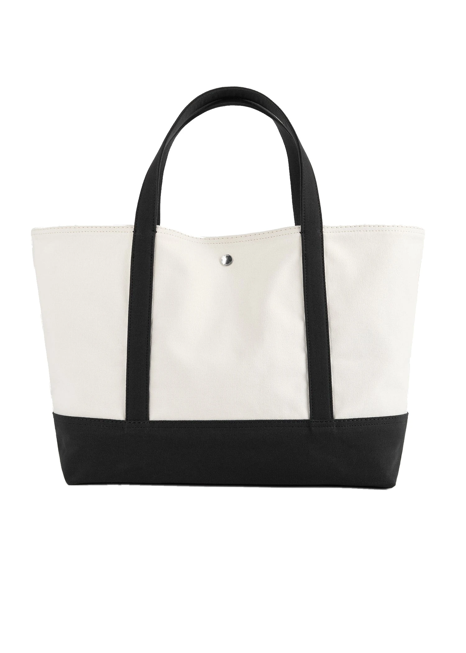 Beach tote in Ecru / Black