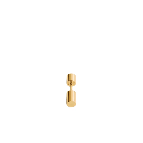 Bezel diamond earring 18kt in Gold - Image 6