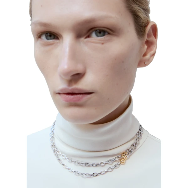 Bi-color chain in Silver / Gold - Image 3