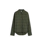 Toteme Boxy shirt in Pine / Popcorn