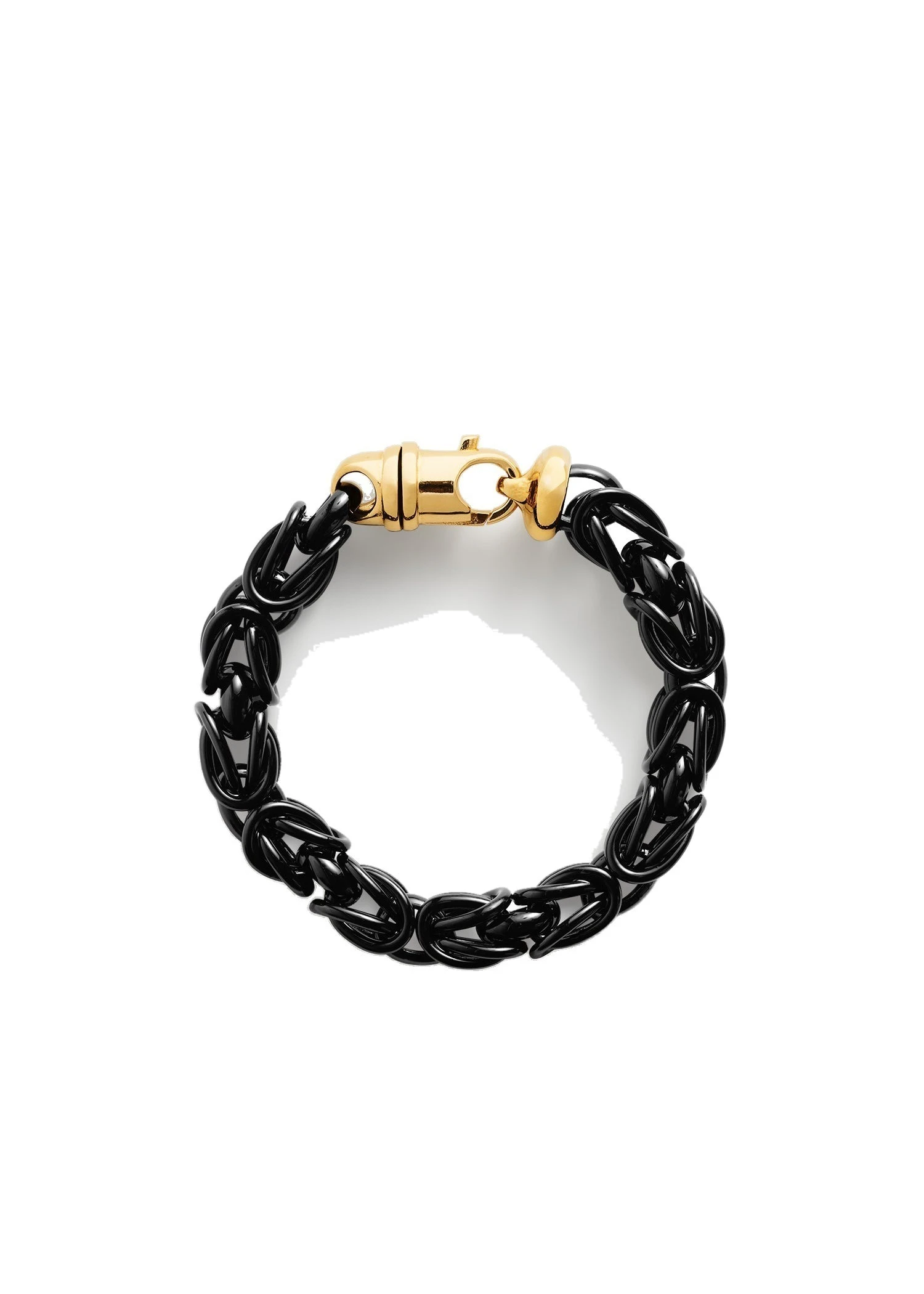 Byzantine bracelet in Black / Gold