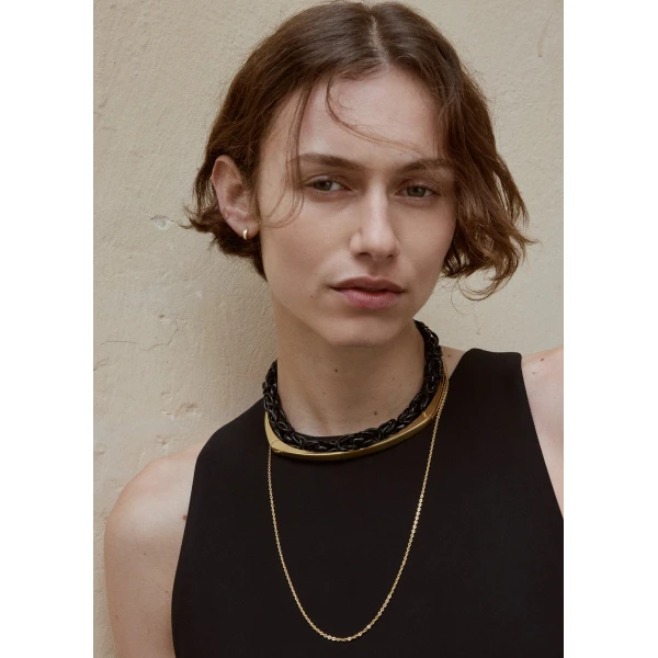 Byzantine collar in Black / Gold - Image 2