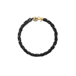 Toteme Byzantine collar in Black / Gold