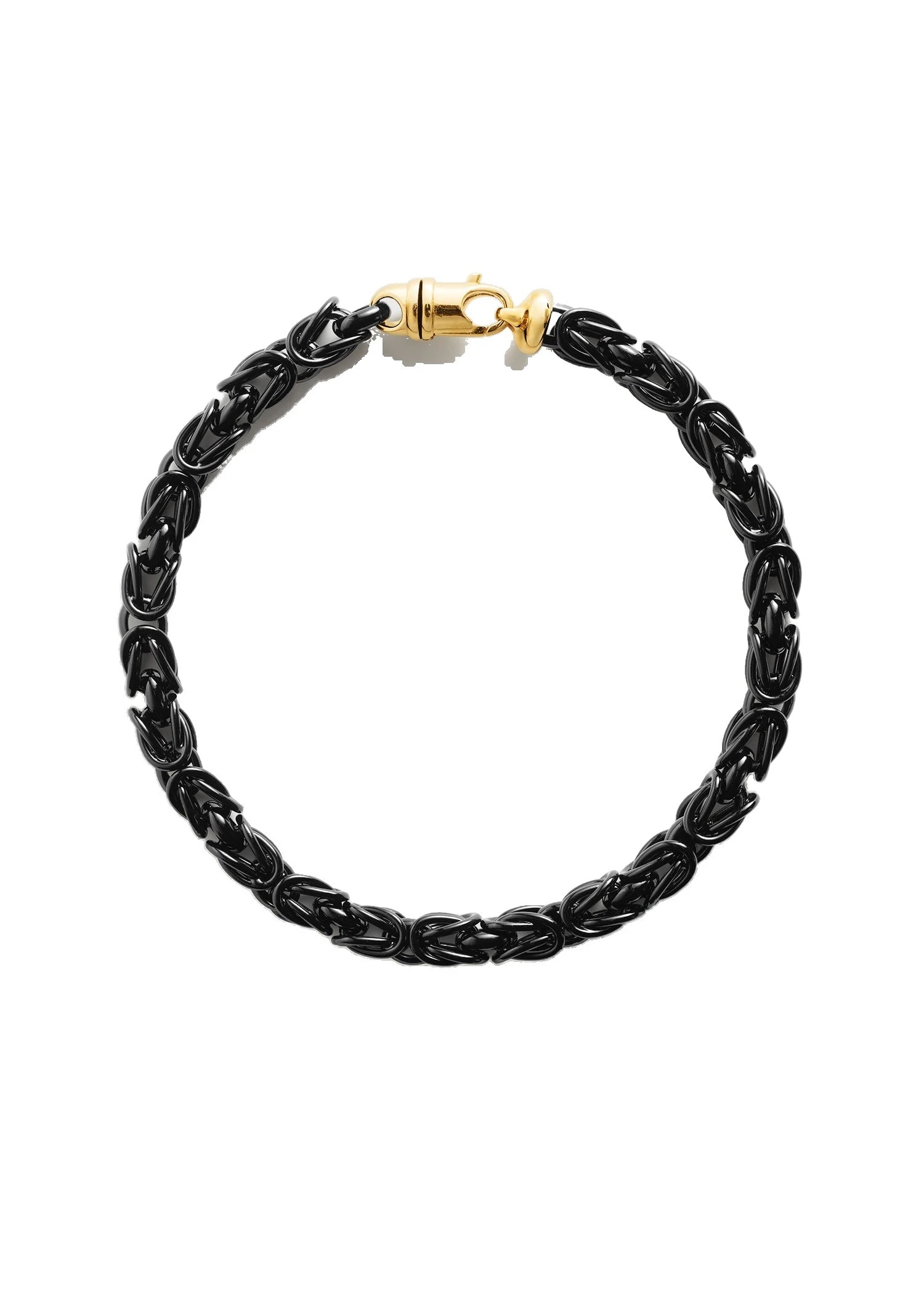 Byzantine collar in Black / Gold