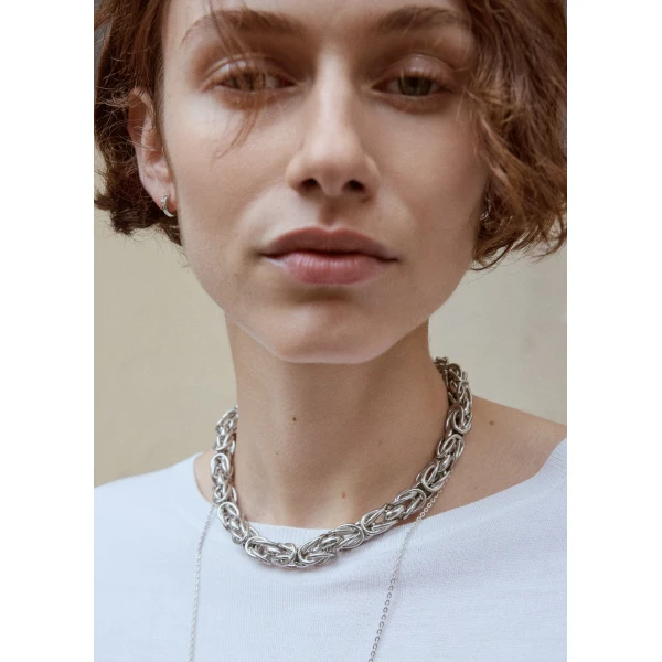 Byzantine collar in Silver - Image 2