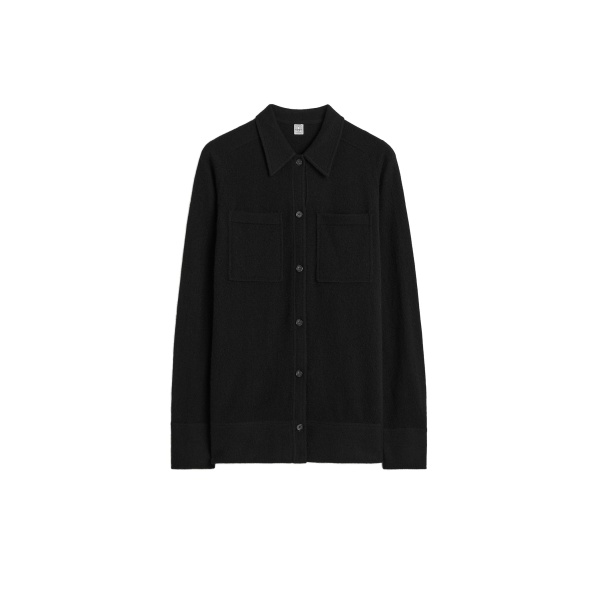 Toteme Cashmere shirt in Black