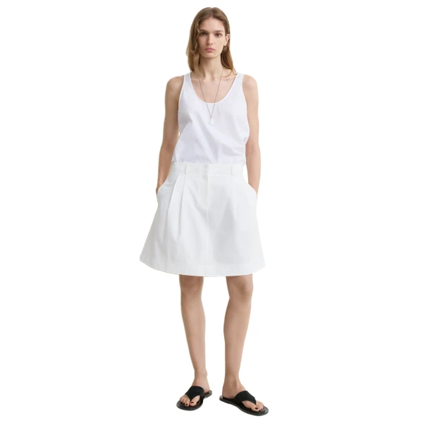 Toteme Chino skirt in White, view 3