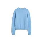 Toteme Classic alpaca crew knit in Pale blue