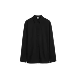 Toteme Classic fluid shirt in Black
