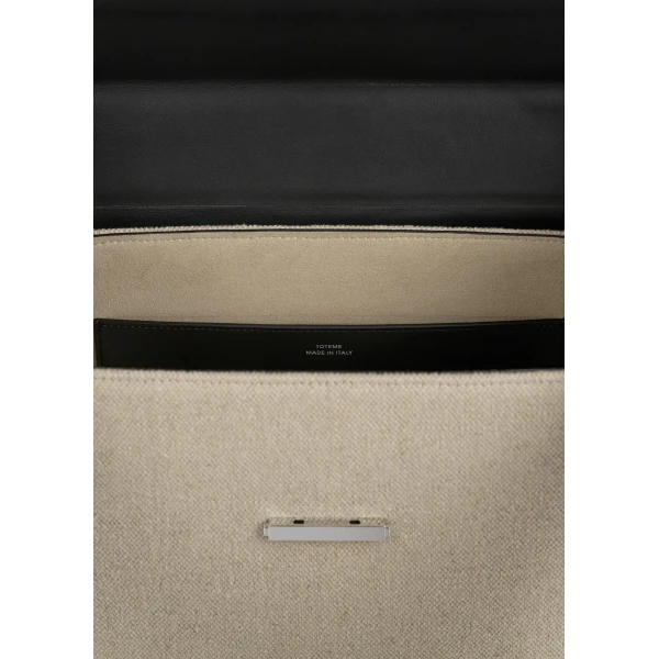 Clip canvas top handle in Beige / Black - Image 6