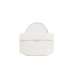 Toteme Clip croco-embossed top handle in Off-white
