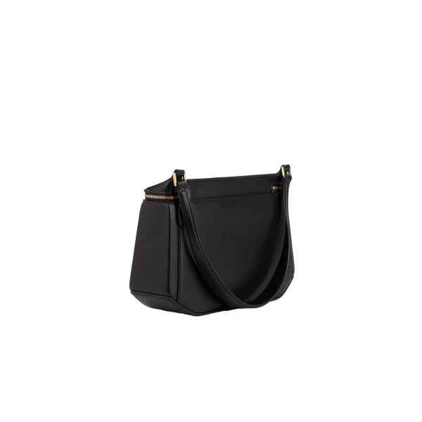 Clip leather shoulder in Black - Image 4