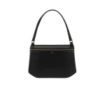 Toteme Clip leather shoulder in Black