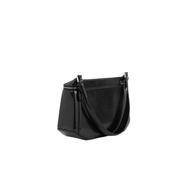 Clip palmellato-patent shoulder in Black - Image 4