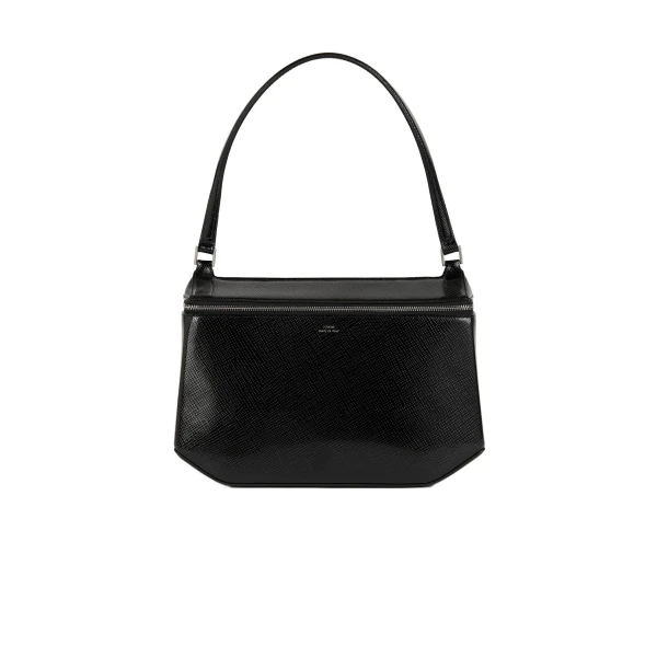 Toteme Clip palmellato-patent shoulder in Black
