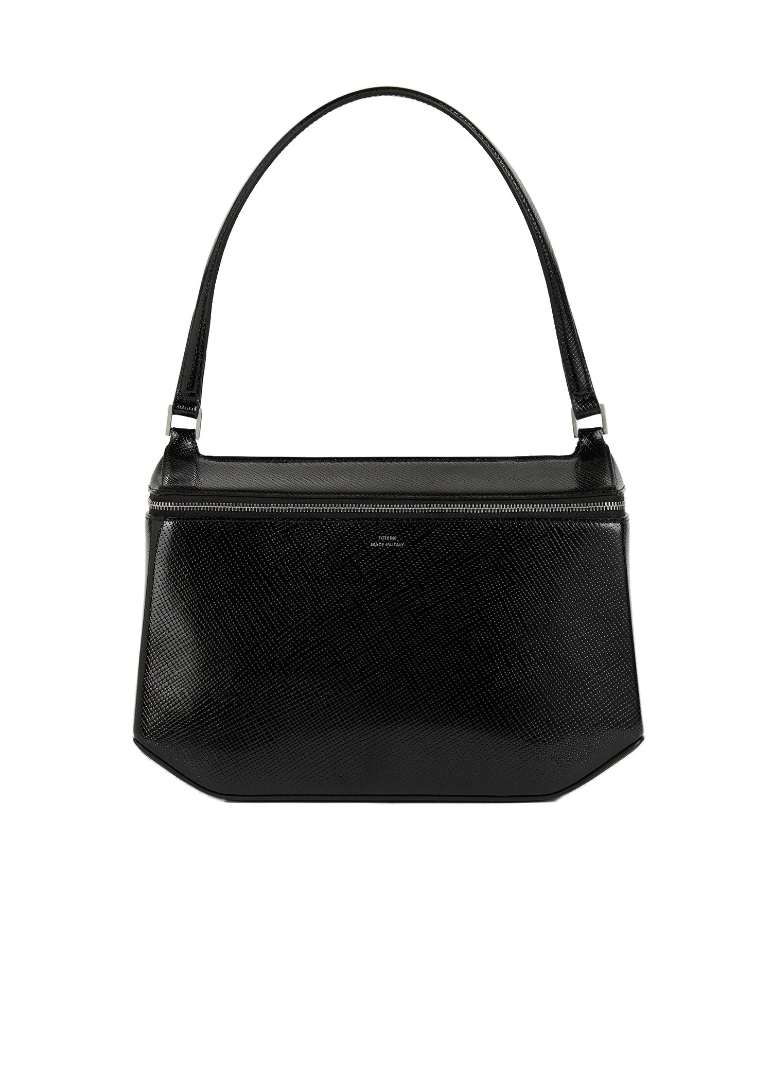Clip palmellato-patent shoulder in Black
