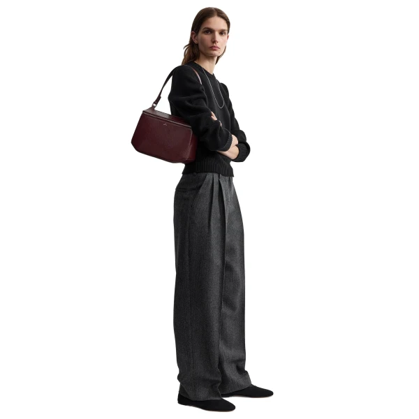 Clip palmellato-patent shoulder in Cherry - Image 2